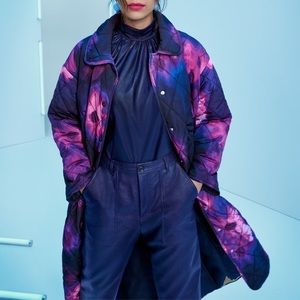 Rachel Comey x Target Floral Print Quilted Jacket M